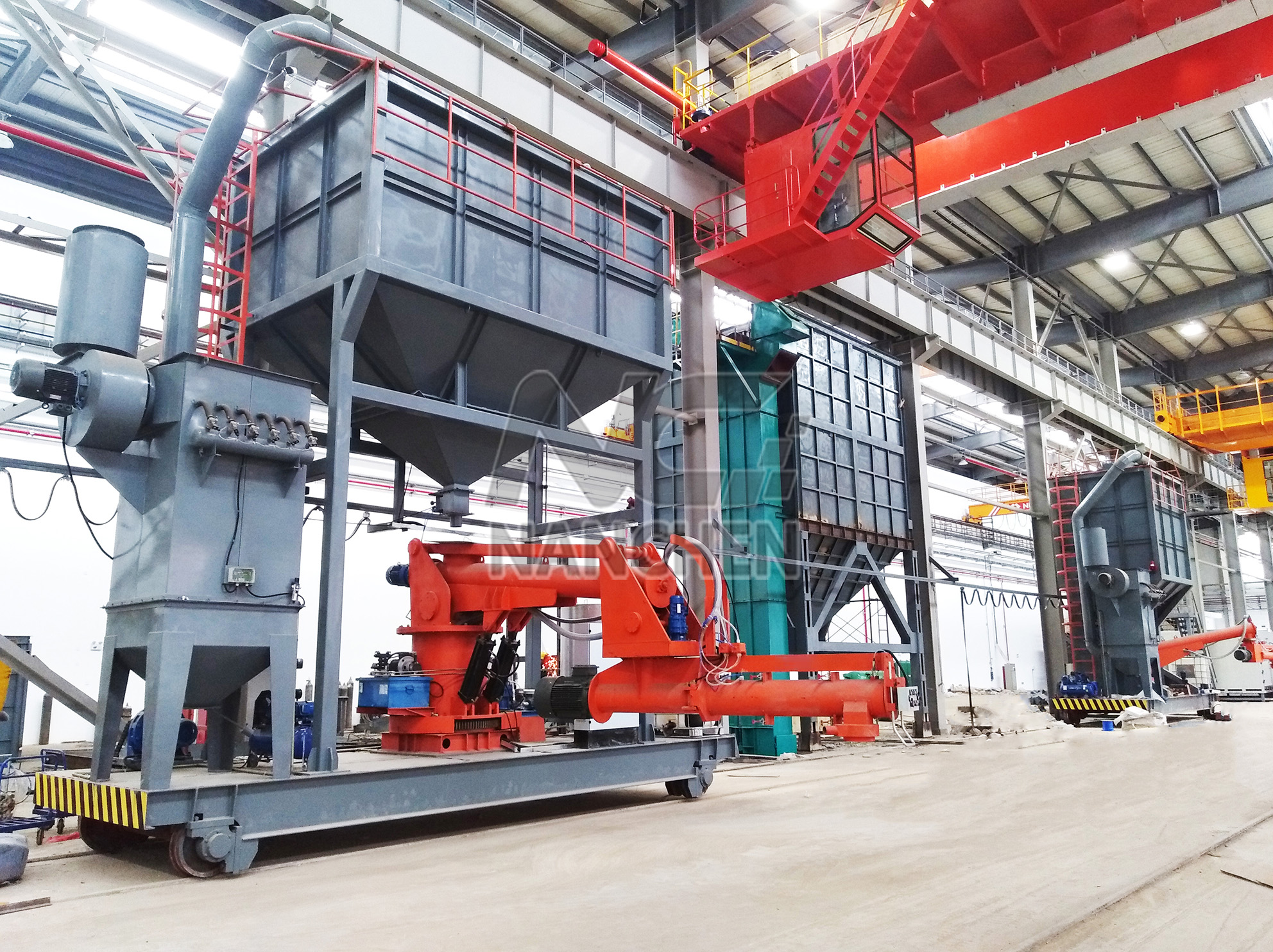 Resin sand production line Resin sand production line