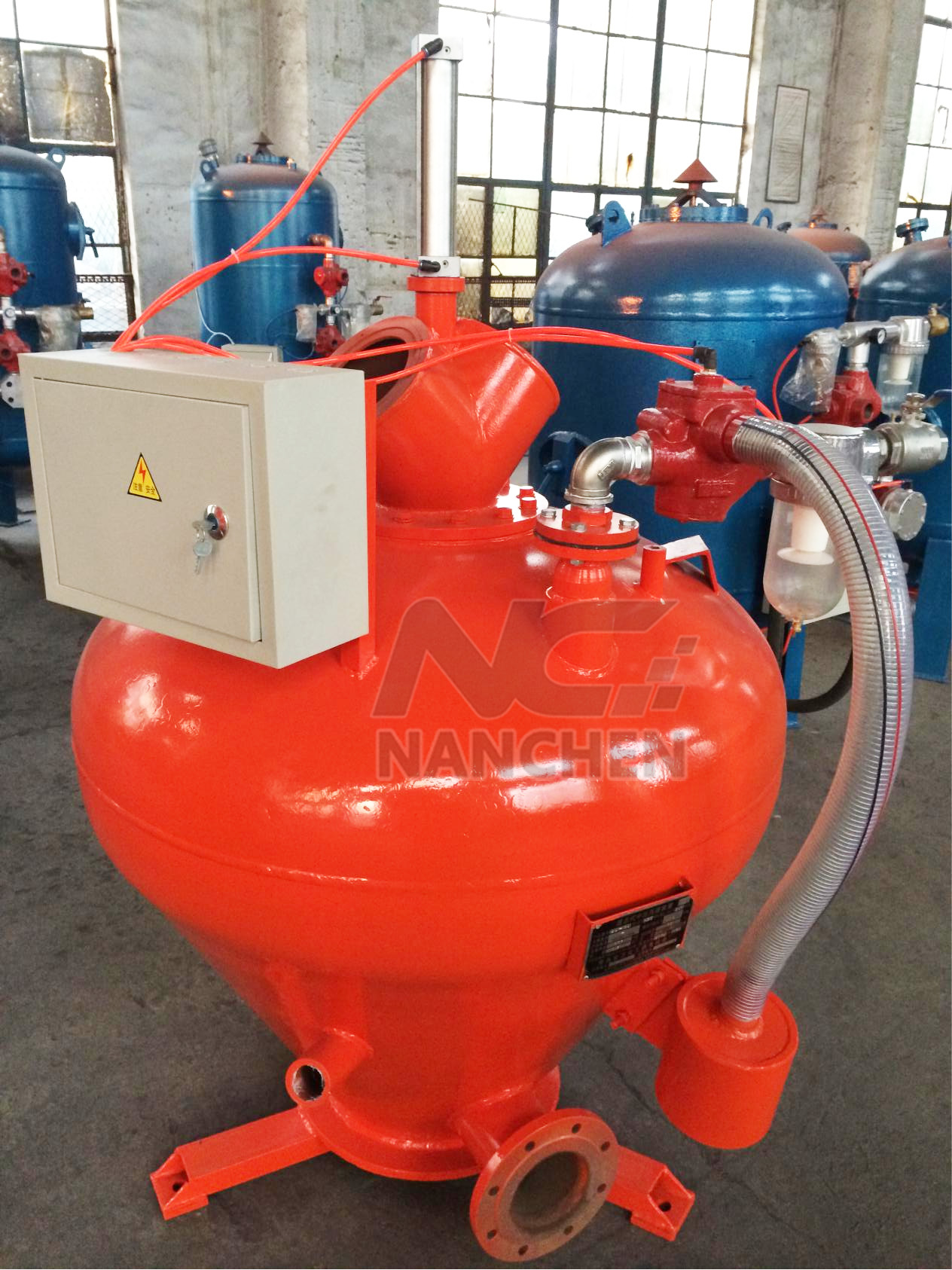 Pneumatic conveying tank Pneumatic conveying tank